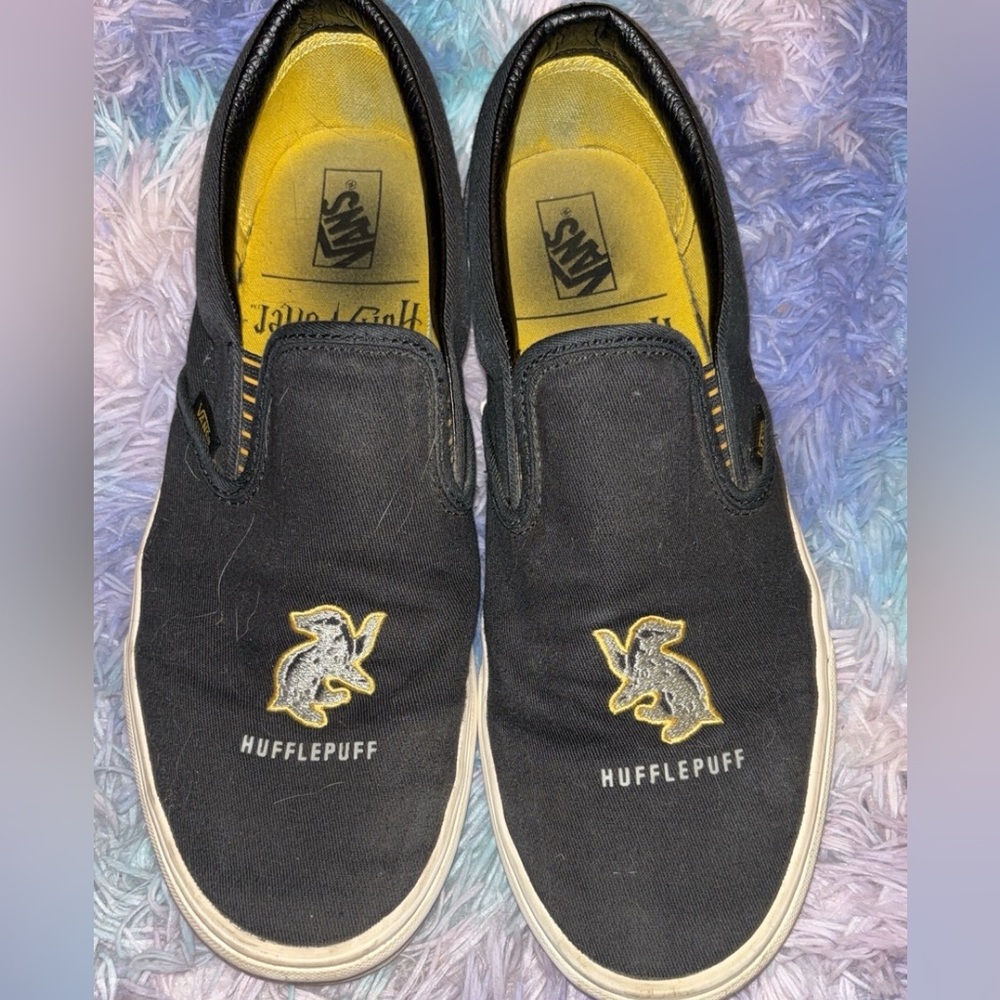 Vans Harry Potter slipons hufflepuff size 11